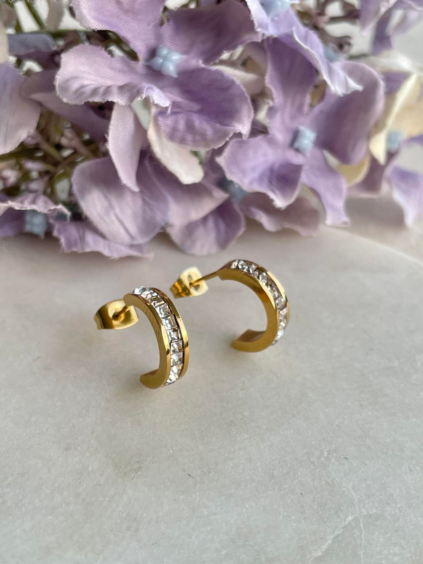 Earrings | Many lights hoop earrings – Tarnish Proof Jewellery