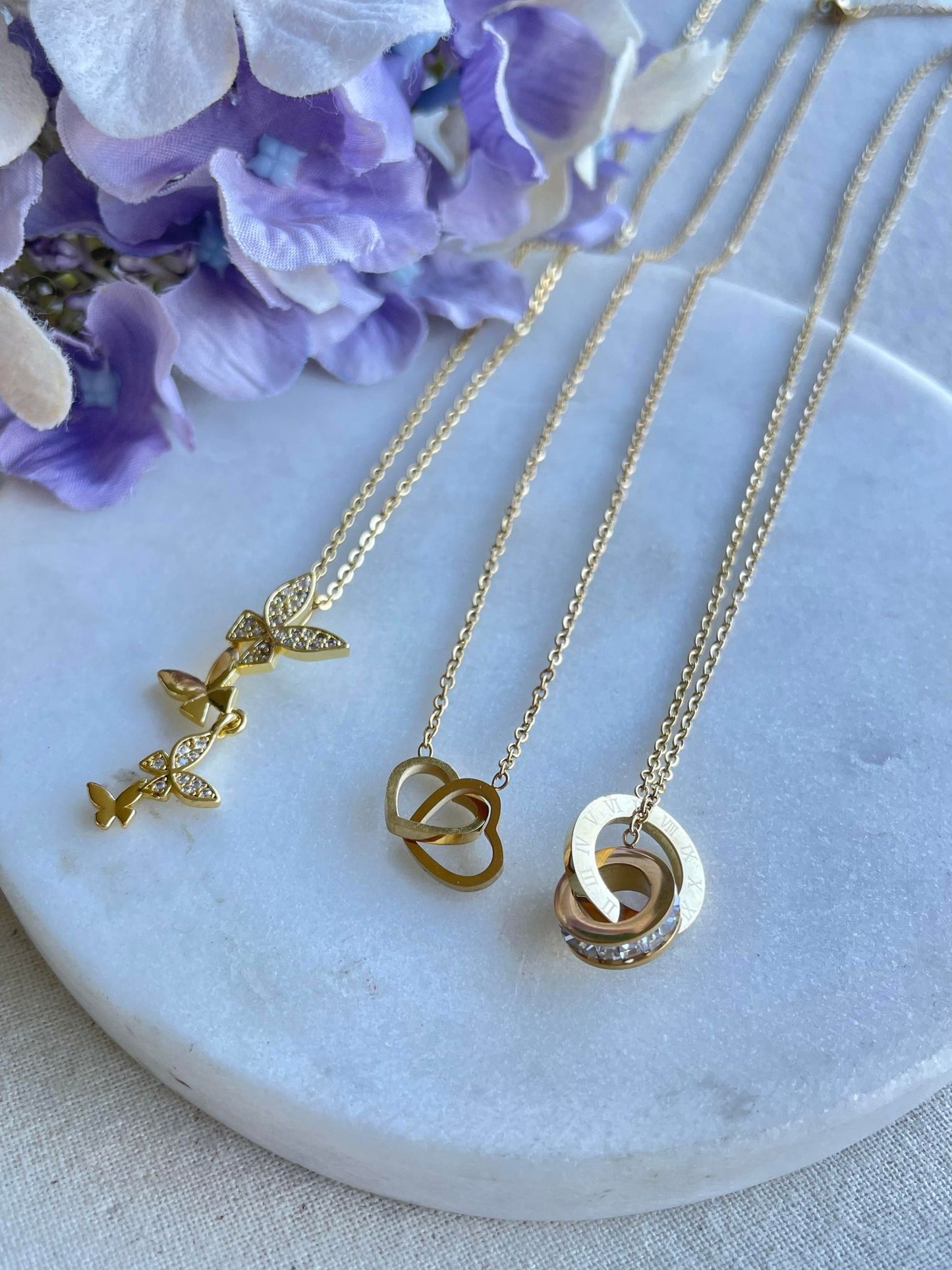 Necklace | We hang together butterfly necklace – Tarnish Proof Jewellery