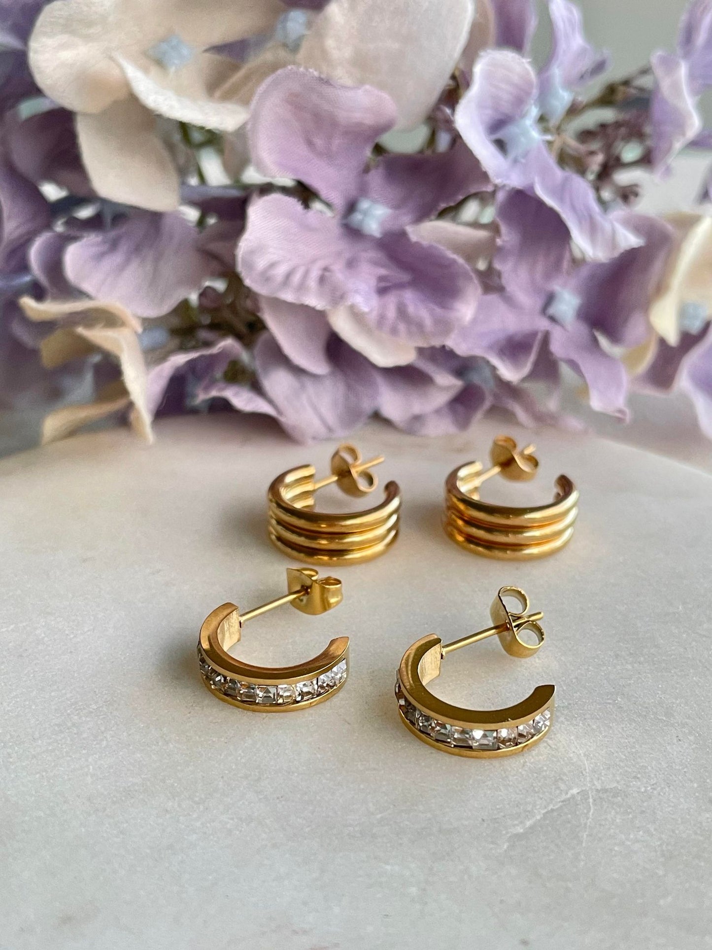 Earrings | Many lights hoop earrings – Tarnish Proof Jewellery