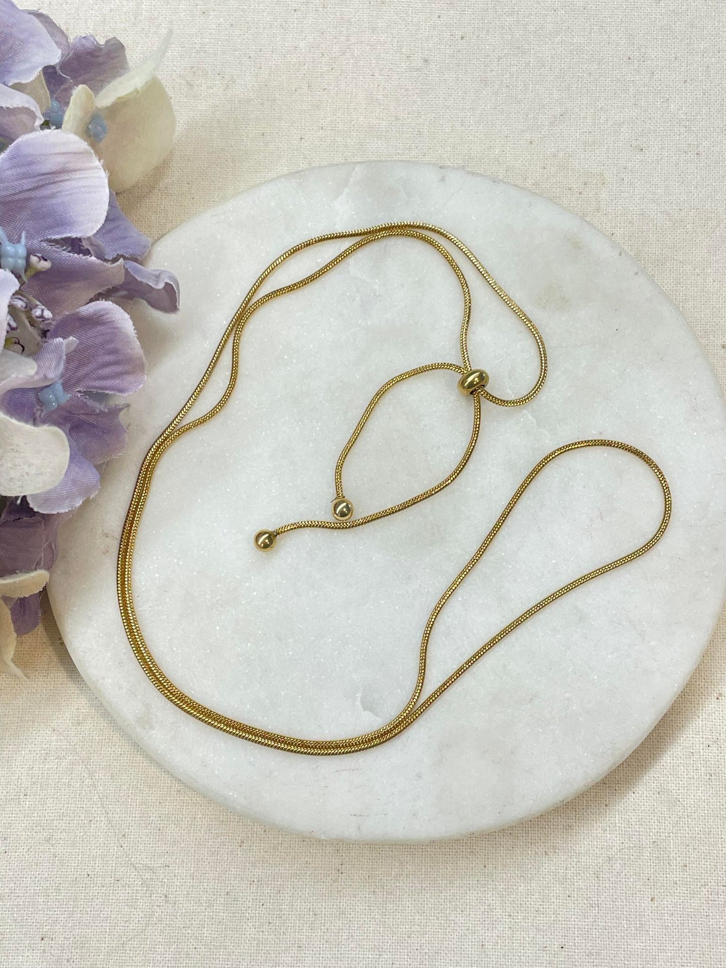 Necklace | Rope me in gold necklace – Tarnish Proof Jewellery