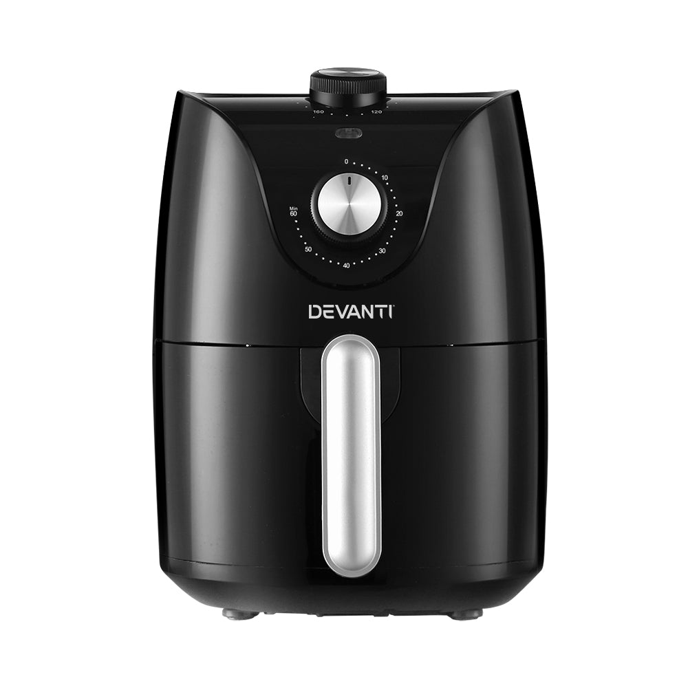 Air Fryer | Devanti | 2.5L Knob Control | 1200W - Appliances > Kitchen Appliances > Air Fryers - Fosmore