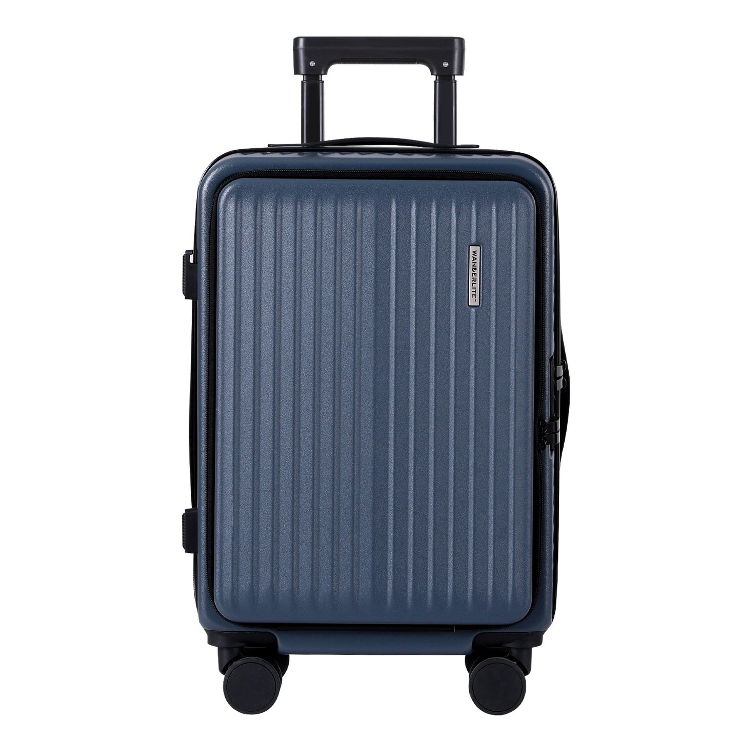 Suitcase* Luggage Carry On 55cm | Wanderlite | TSA Navy - Home & Garden > Travel > Suitcases - Fosmore