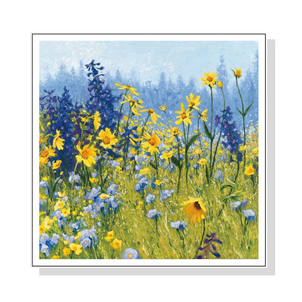 Canvas Print Wall Art | Joyful in July | 40cmx40cm - Home & Garden > Decor > Picture Frames - Fosmore