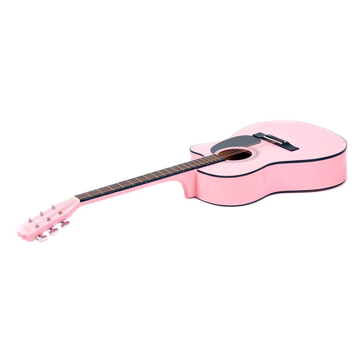 Acoustic Guitar | Karrera 40 Inch Cutaway | Steel Strings | Pink -> Musical Instrument & Accessories > Guitars - Fosmore