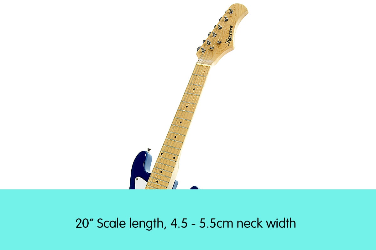Kids Guitar | Karrera Electric Beginner Guitar for Children | Blue - > Musical Instrument & Accessories > Guitars - Fosmore