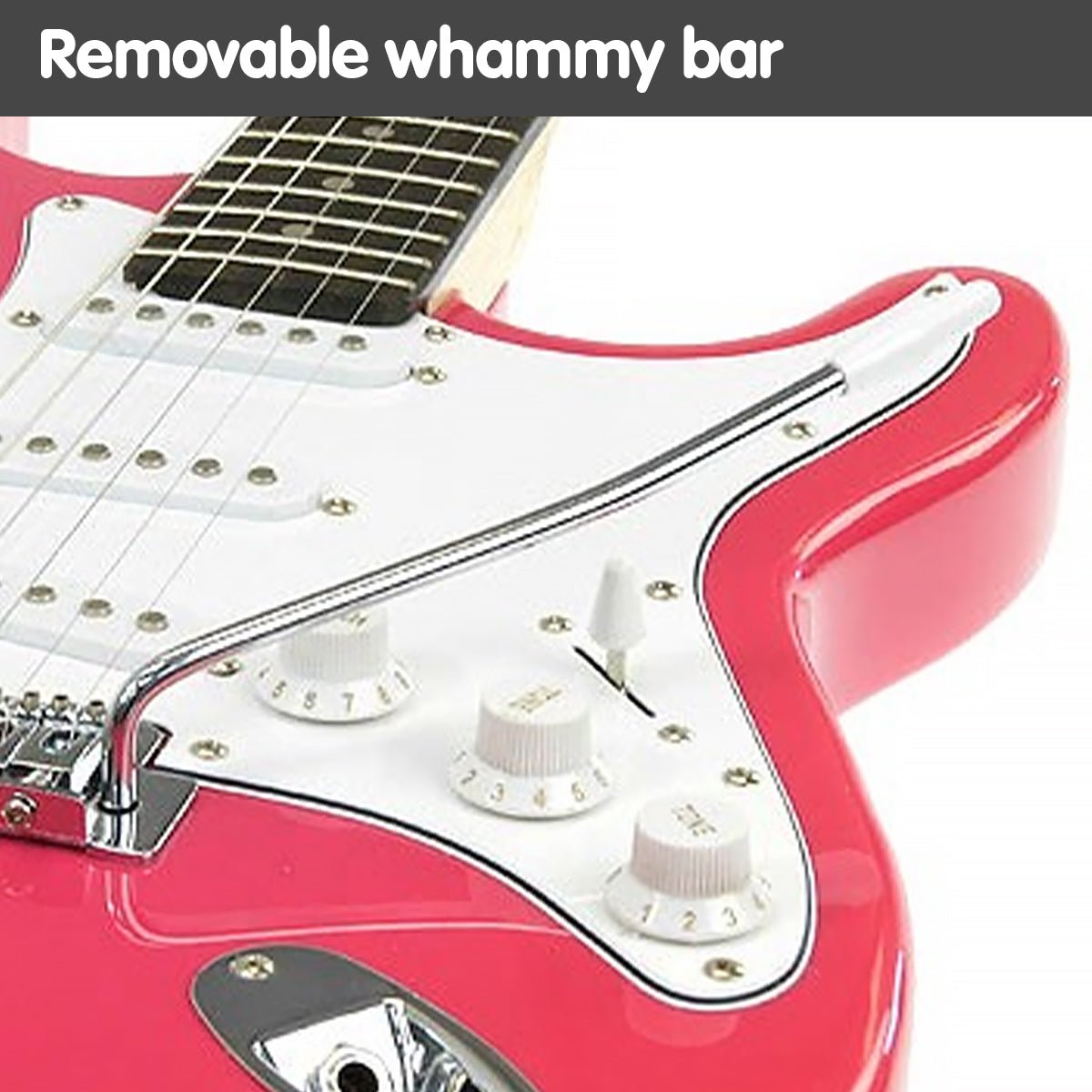 Electric Guitar | Karrera 39 Inch | Whammy Bar | Pink - Audio & Video > Musical Instrument & Accessories > Guitars - Fosmore