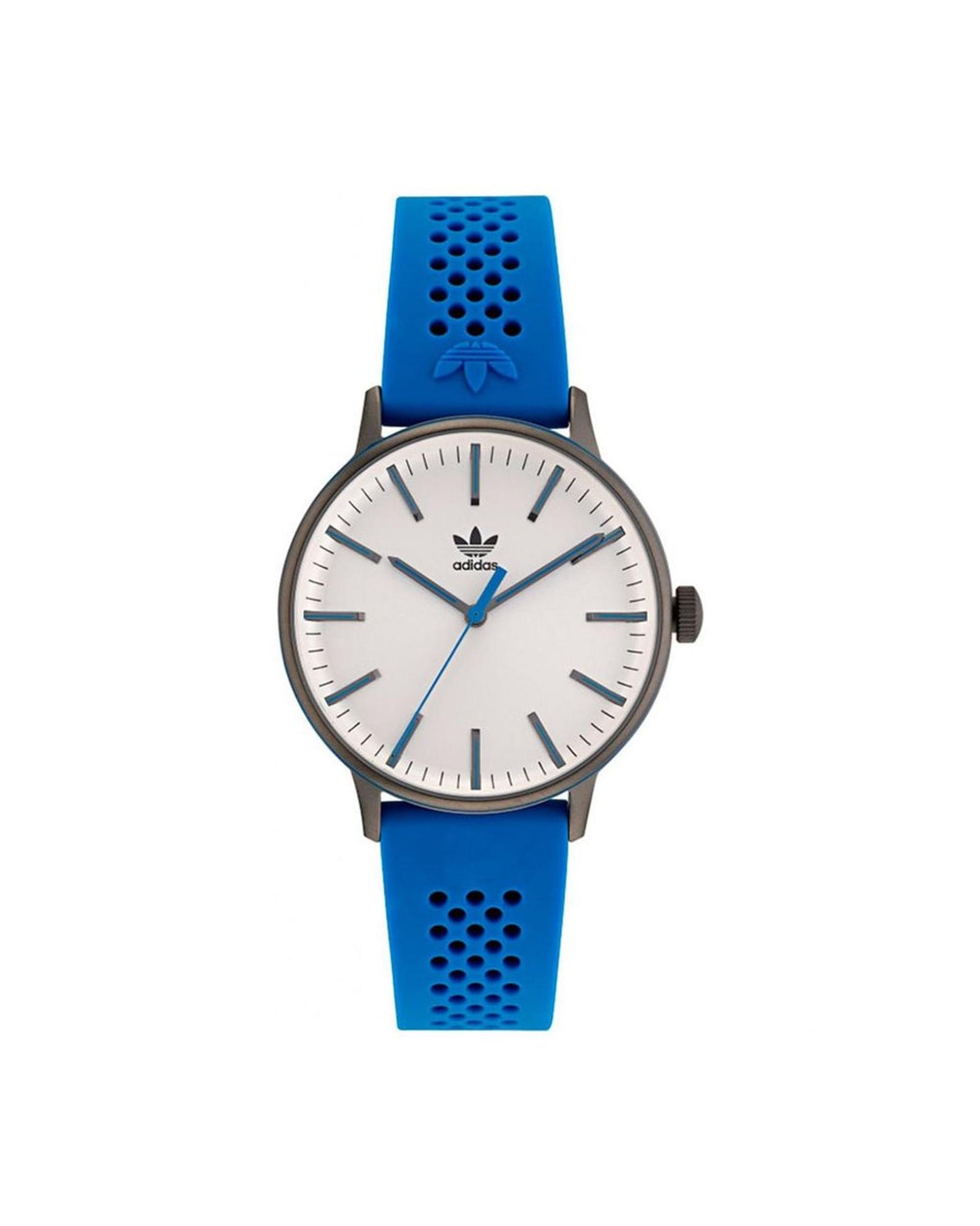 Adidas Unisex Blue Rubber Watch | White & Blue - Fashion > Women's Fashion > Women's Watches - Fosmore