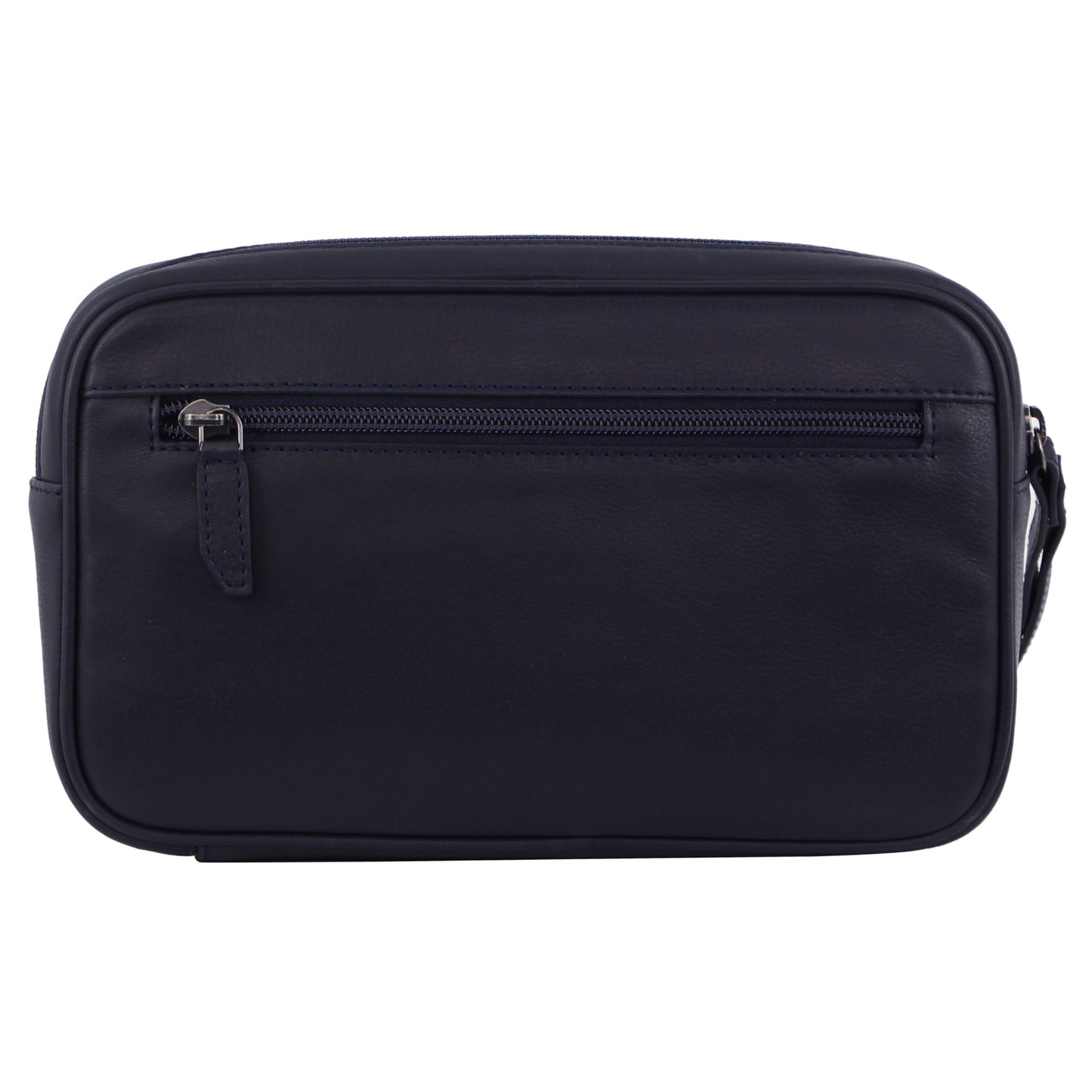 Mens Toiletry Bag | Pierre Cardin | Leather | Navy - Fashion > Men's Fashion > Men's Accessories - Fosmore