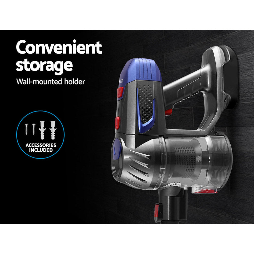 Stick Vacuum | Devanti | Bagless Cordless 150W | Gold - Appliances > Vacuum Cleaners > Stick Vacuums - Fosmore