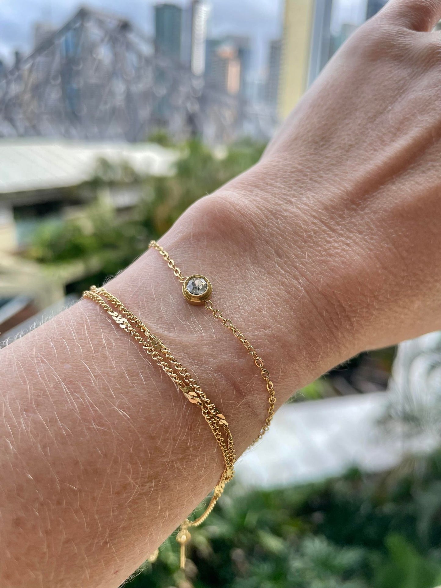 Bracelet | Single star gold bracelet – Tarnish Proof Jewellery