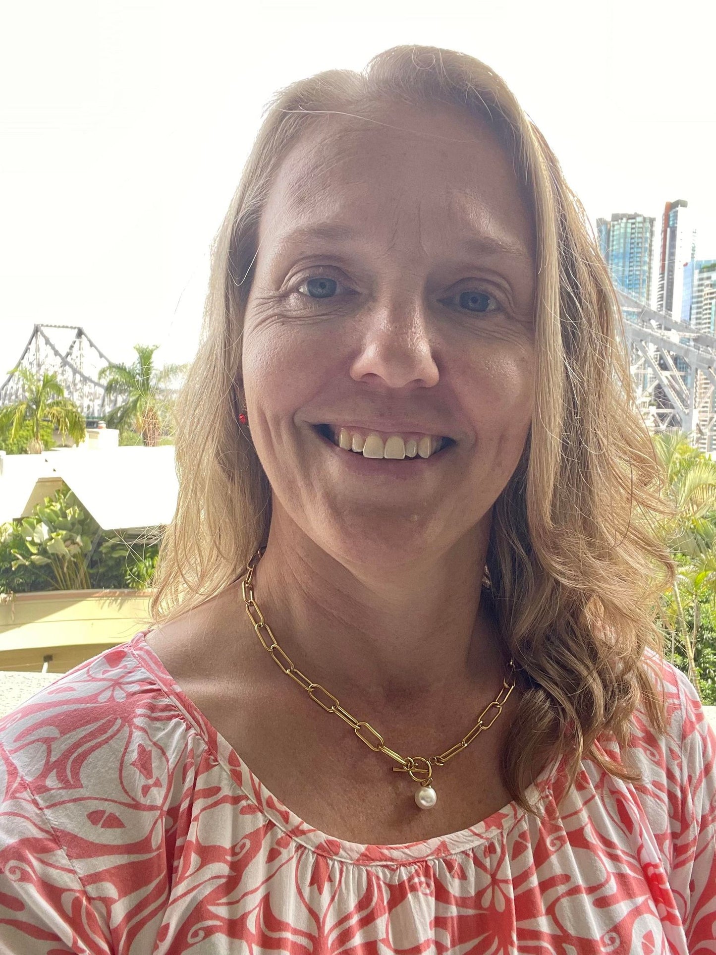 Necklace | All knotted up with a pearl - gold – Tarnish Proof Jewellery