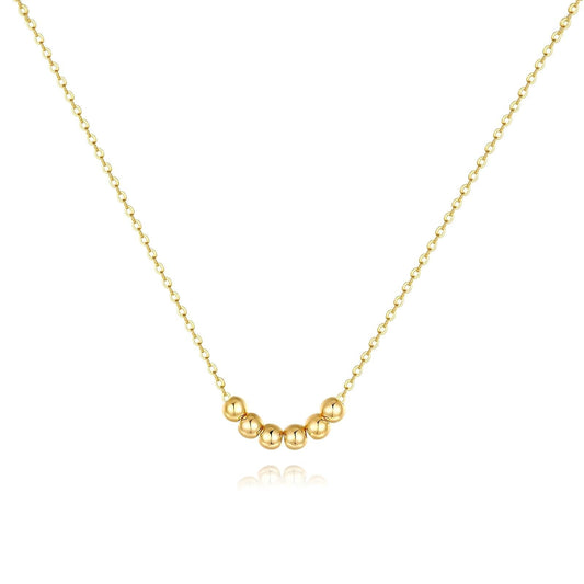 Necklace | Floating with me gold necklace – Tarnish Proof Jewellery