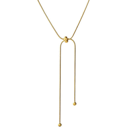 Necklace | Rope me in gold necklace – Tarnish Proof Jewellery
