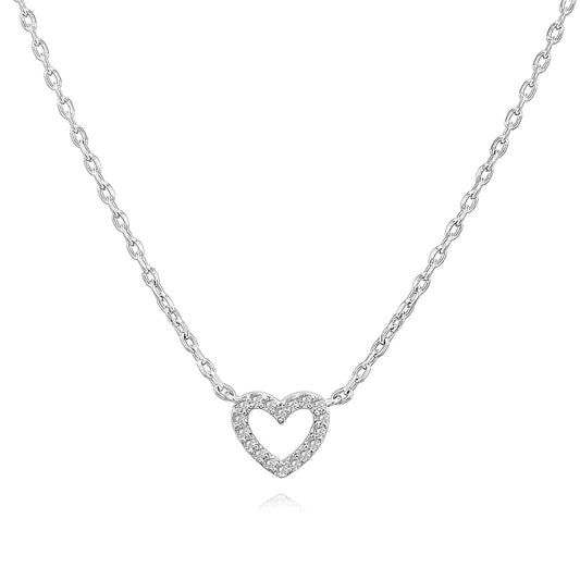 Necklace | Where my heart is silver necklace – Tarnish Proof Jewellery