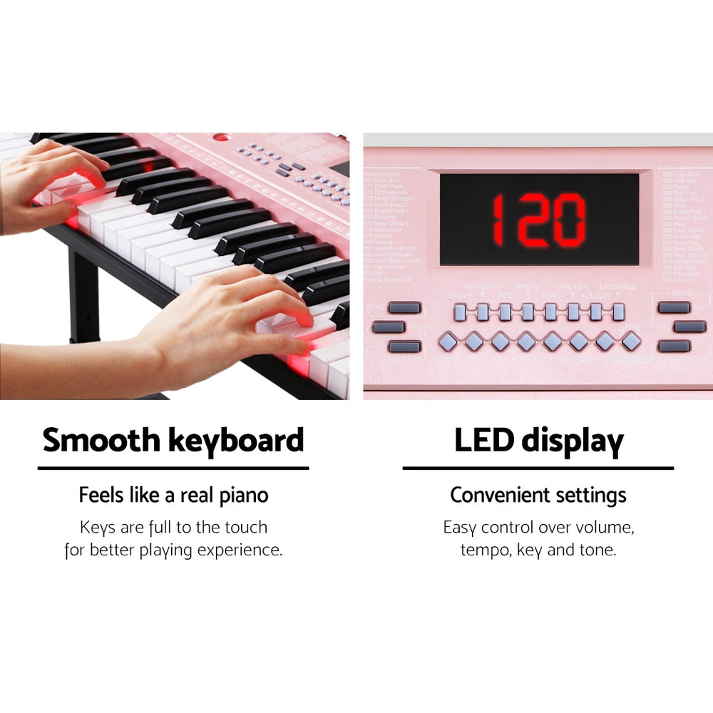 smooth keyboard, LED display