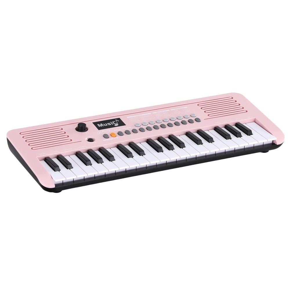 Piano Keyboard Kids | Alpha 37 - Key Digital Electronic | Pink - Audio & Video > Musical Instrument & Accessories > Musical Keyboards - Fosmore
