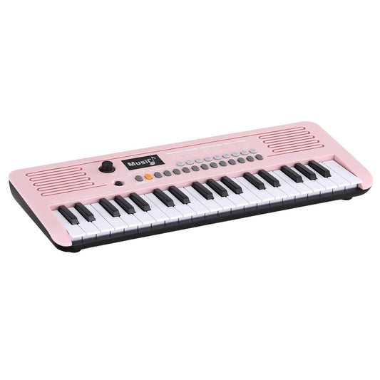 Piano Keyboard Kids | Alpha 37 - Key Digital Electronic | Pink - Audio & Video > Musical Instrument & Accessories > Musical Keyboards - Fosmore