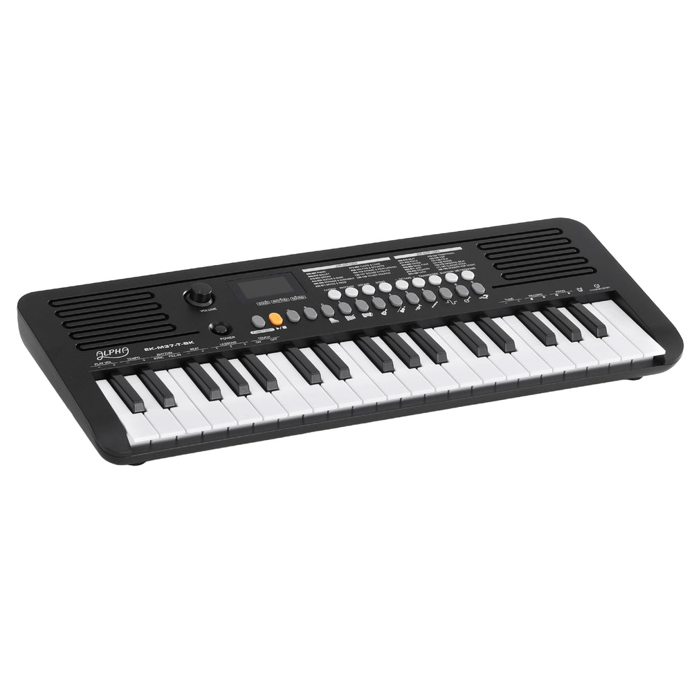 Piano Keyboard Kids | Alpha 37 - Key Digital Electric | Black - Audio & Video > Musical Instrument & Accessories > Musical Keyboards - Fosmore