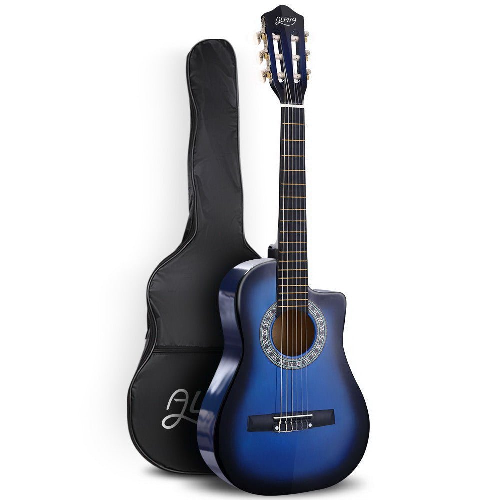 Kids Guitar | Alpha Classical Beginner Guitar for Children | Blue - Audio & Video > Musical Instrument & Accessories > Guitars - Fosmore