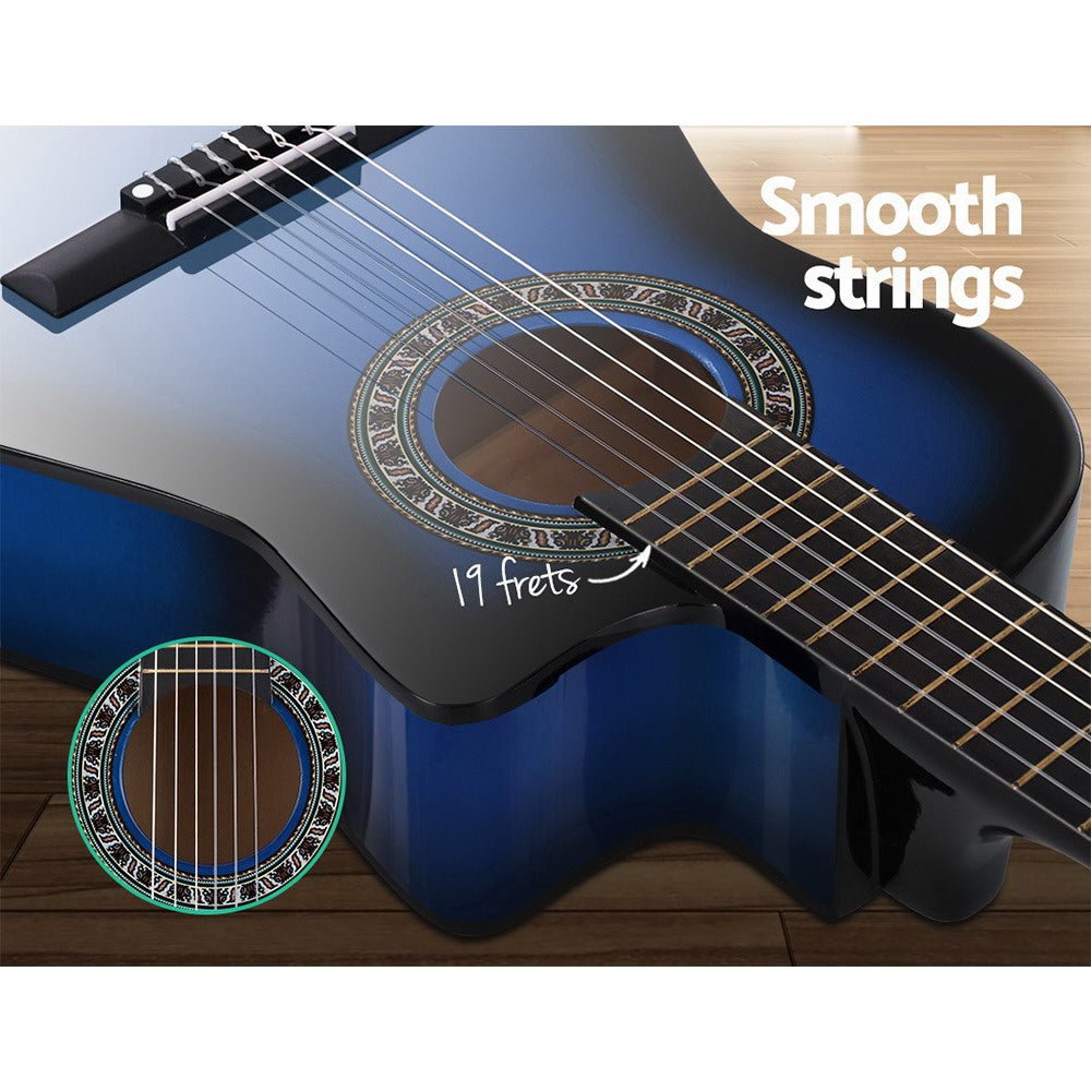Kids Guitar | Alpha Classical Beginner Guitar for Children | Blue - Audio & Video > Musical Instrument & Accessories > Guitars - Fosmore
