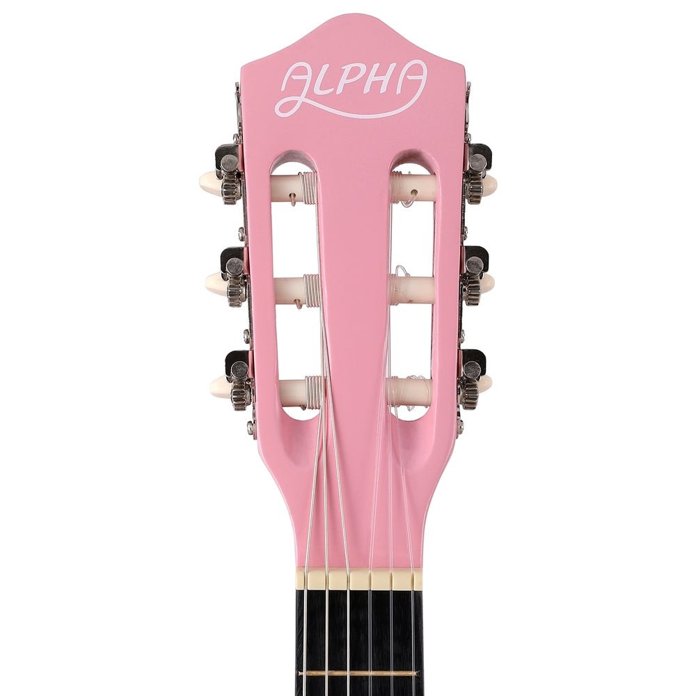 Kids Guitar | Alpha Classical Beginner Guitar for Children | Pink -> Musical Instrument & Accessories > Guitars - Fosmore