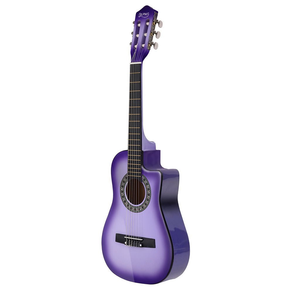Kids Guitar | Alpha Classical Beginner Guitar for Children | Purple - Musical Instrument & Accessories > Guitars - Fosmore