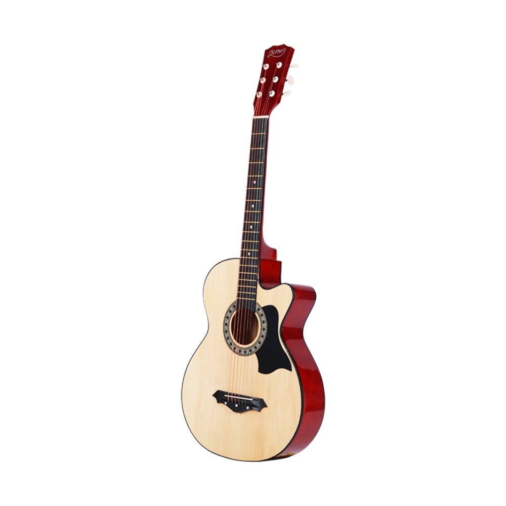 Acoustic Guitar Cutaway | Alpha 38 Inch | Steel Strings | Wood - Audio & Video > Musical Instrument & Accessories > Guitars - Fosmore
