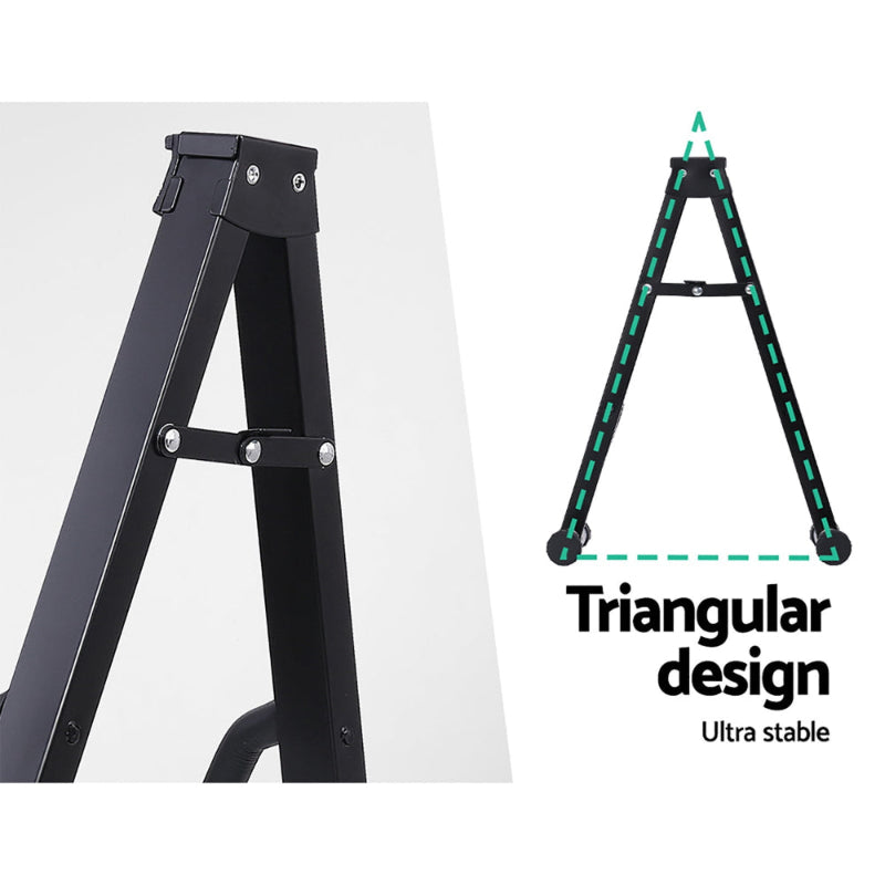 Alpha Guitar Stand Folding Portable Floor Rack Holder. Triangular design.