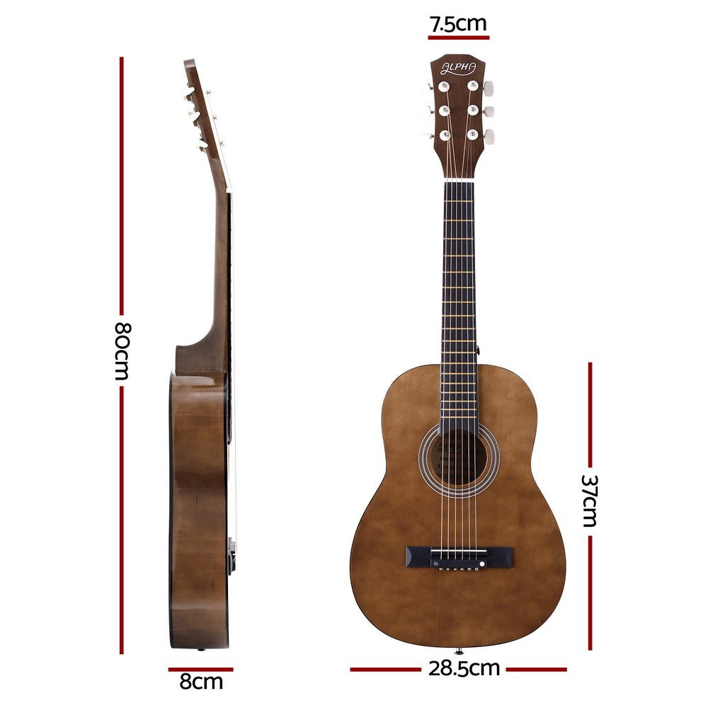 Alpha 31" Steel String Acoustic Guitar Portable - Audio & Video > Musical Instrument & Accessories > Guitars - Fosmore