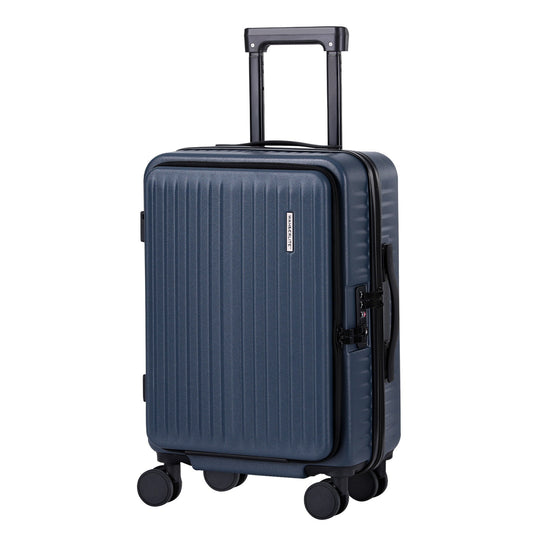 Suitcase* Luggage Carry On 55cm | Wanderlite | TSA Navy - Home & Garden > Travel > Suitcases - Fosmore