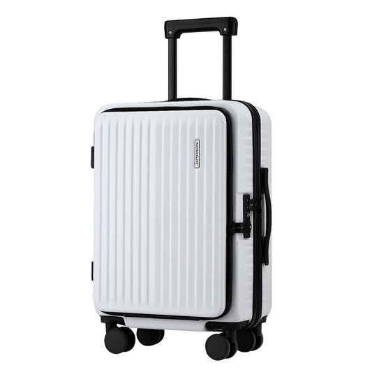 Suitcase* Luggage Carry On 55cm | Wanderlite | TSA White - Home & Garden > Travel > Suitcases - Fosmore