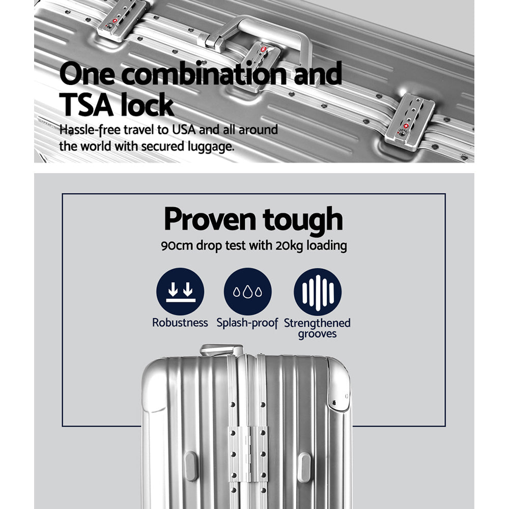 One combination and TSA lock, proven tough