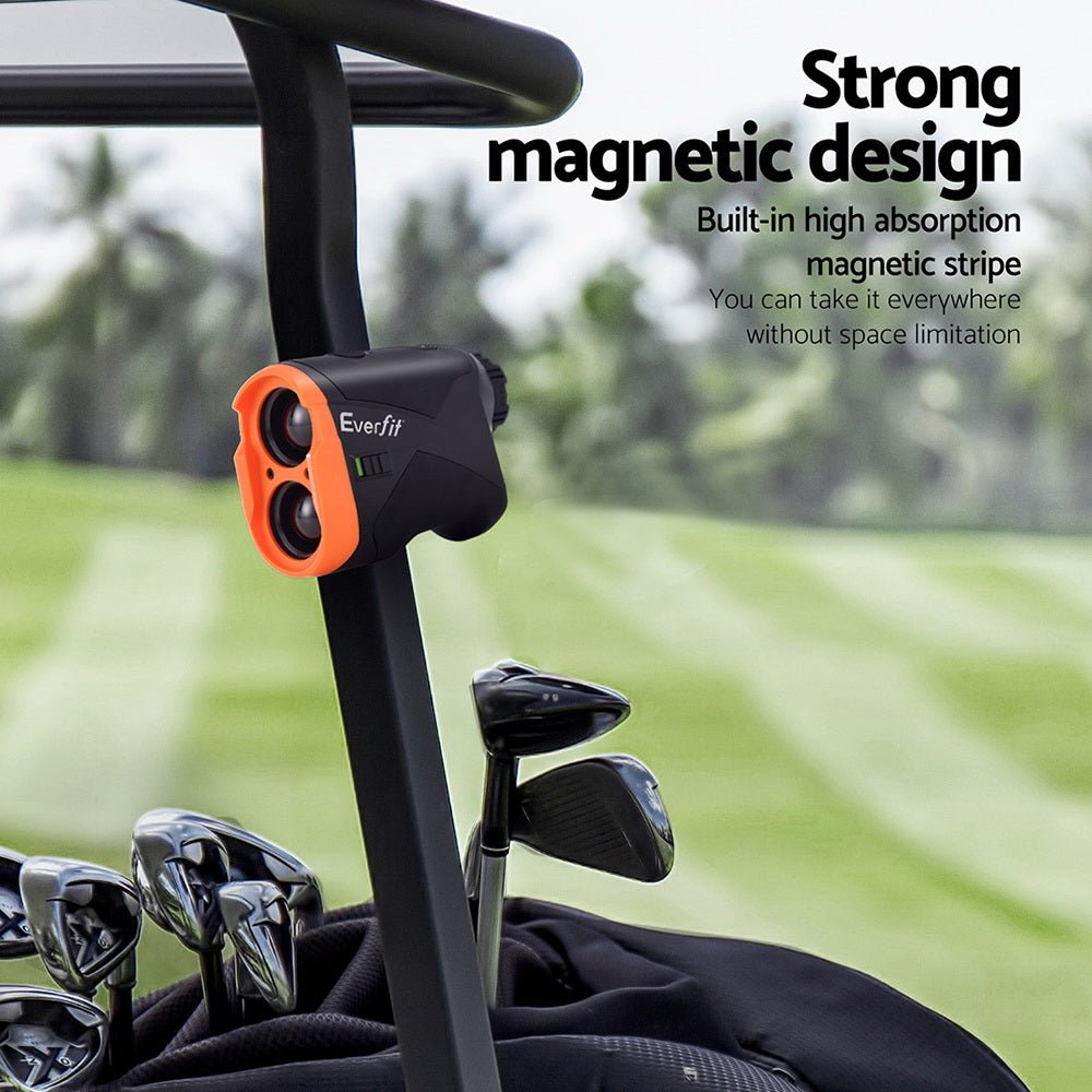 700M Golf Range finder | Everfit | Slope On/Off Vibration Alert Orange - Sports & Fitness > Golf > Golf Accessories - Fosmore