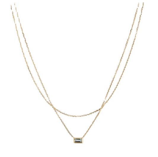 Necklace | Seeing double gold necklace – Tarnish Proof Jewellery