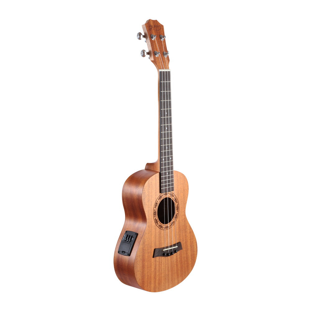 Alpha 26" Ukulele Equaliser Natural Mahogany Tenor Beginner Gift.