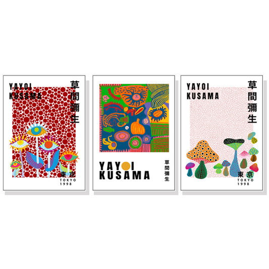 Yayoi Kusama | 3 Sets | Canvas Print | 60cmx90cm