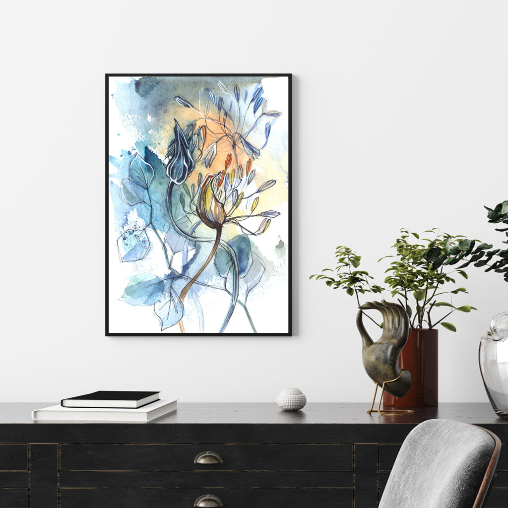 Abstract Flower | Canvas Print | 50cmx70cm