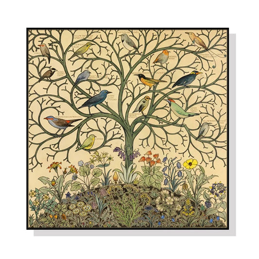 Canvas Print Wall Art | Tree of Life | 40cmx40cm - Home & Garden > Wall Art > Posters, Paintings & Prints - Fosmore