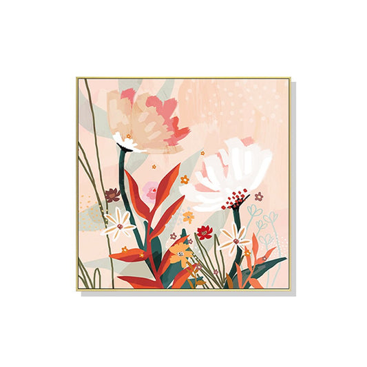 Canvas Print Wall Art | Native Floral | 40cmx40cm - Home & Garden > Wall Art > 3D Wall Art - Fosmore