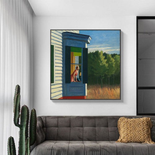 Edward Hopper | Cape Cod Morning | Canvas Print | 80cmx80cm