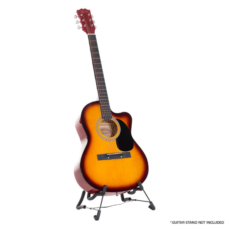 Karrera Acoustic Cutaway 40in Guitar - Sunburst