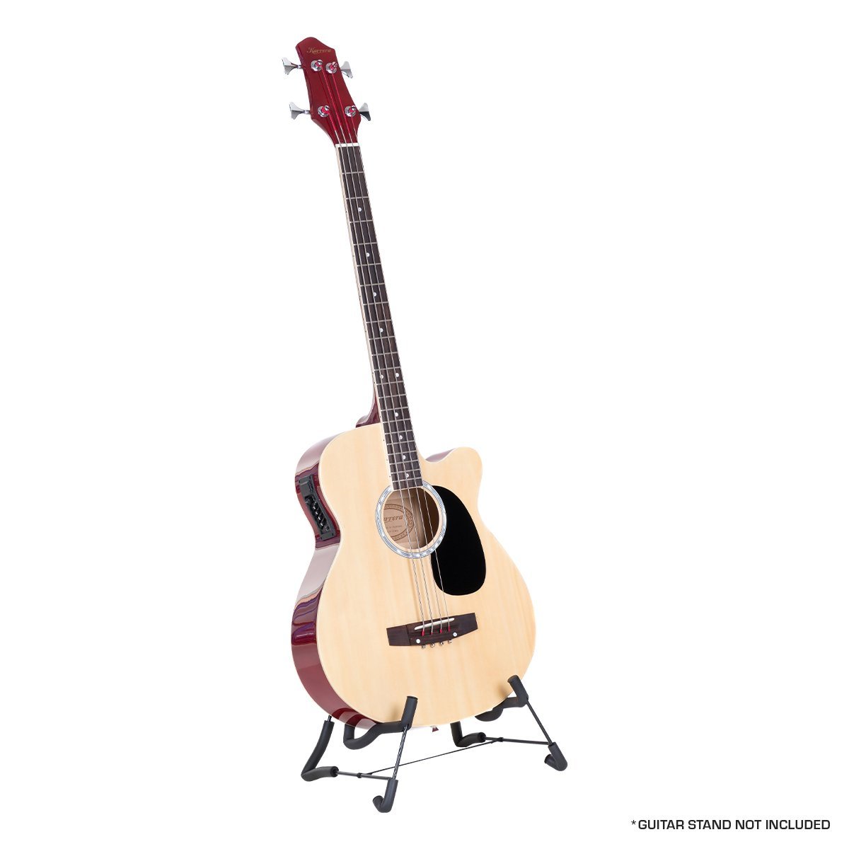 Acoustic Bass Guitar | Karrera 43 Inch | 4 Strings | 4 Band EQ | Natural - Audio & Video > Musical Instrument & Accessories > Guitars - Fosmore