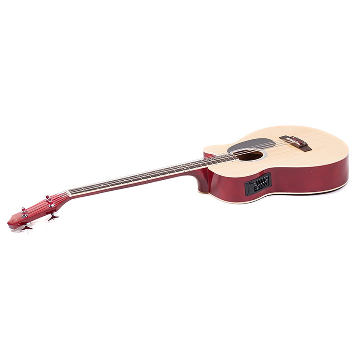 Acoustic Bass Guitar | Karrera 43 Inch | 4 Strings | 4 Band EQ | Natural - Audio & Video > Musical Instrument & Accessories > Guitars - Fosmore