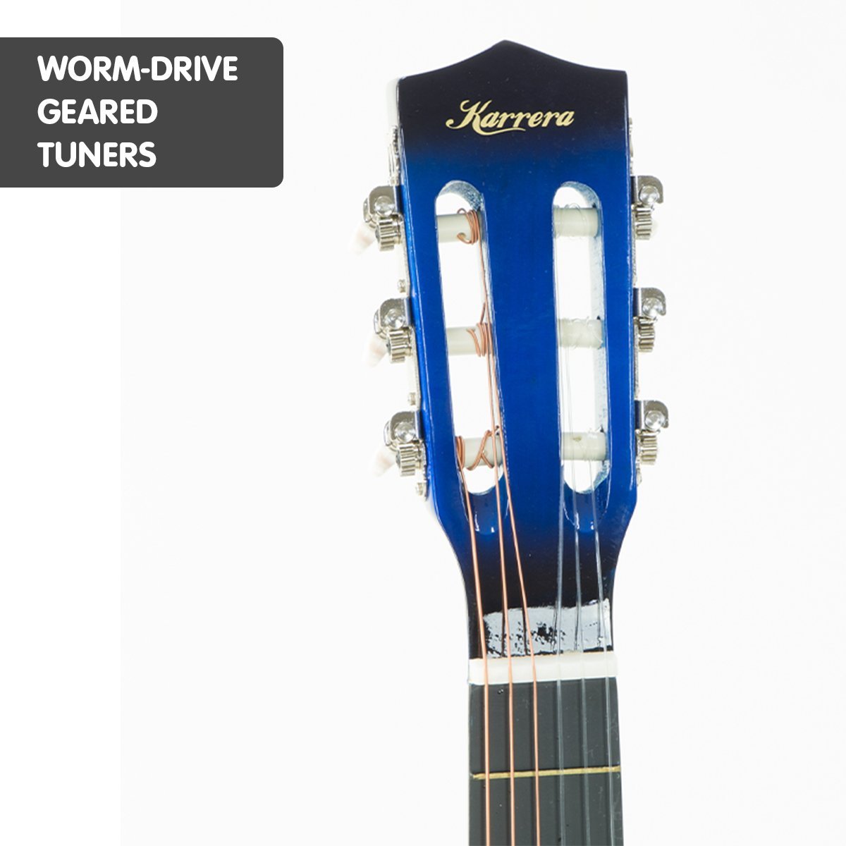 Kids Guitar | Karrera Acoustic Beginner Guitar for Children | Blue -> Musical Instrument & Accessories > Guitars - Fosmore