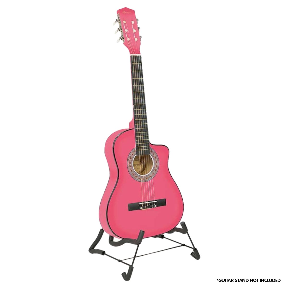 Kids Guitar | Karrera Acoustic Beginner Guitar for Children | Pink -> Musical Instrument & Accessories > Guitars - Fosmore