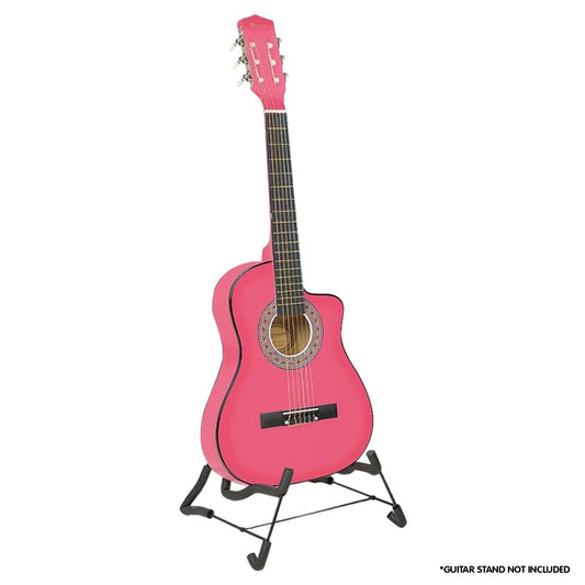 Kids Guitar | Karrera Acoustic Beginner Guitar for Children | Pink -> Musical Instrument & Accessories > Guitars - Fosmore