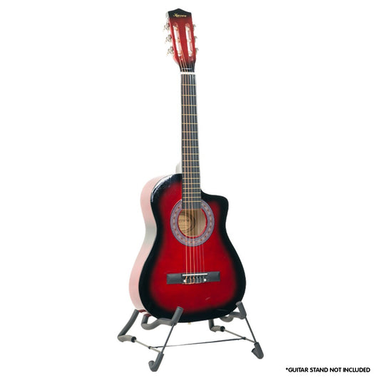 Kids Guitar | Karrera Acoustic Beginner Guitar for Children | Red -> Musical Instrument & Accessories > Guitars - Fosmore