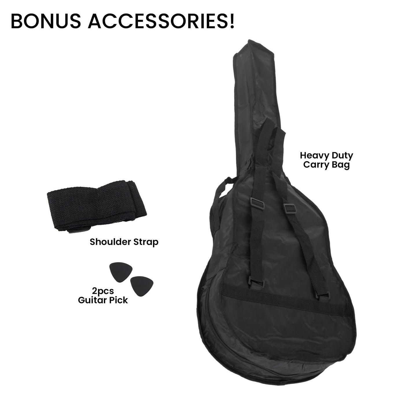 Karrera 38in Cutaway Acoustic Guitar with guitar bag - Pink - Audio & Video > Musical Instrument & Accessories > Guitars - Fosmore