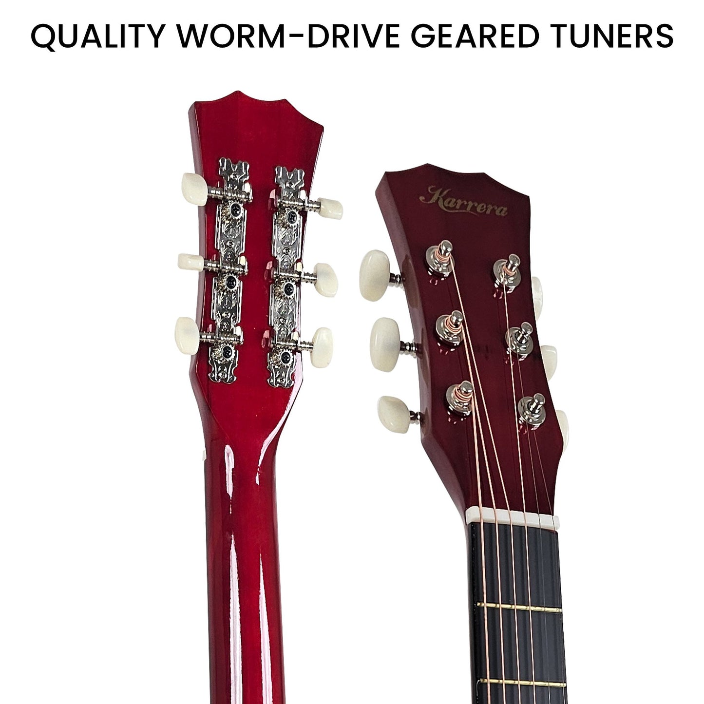 Acoustic Guitar | Karrera 38 Inch Pro Cutaway | Steel Strings | Sunburst - Audio & Video > Musical Instrument & Accessories > Guitars - Fosmore