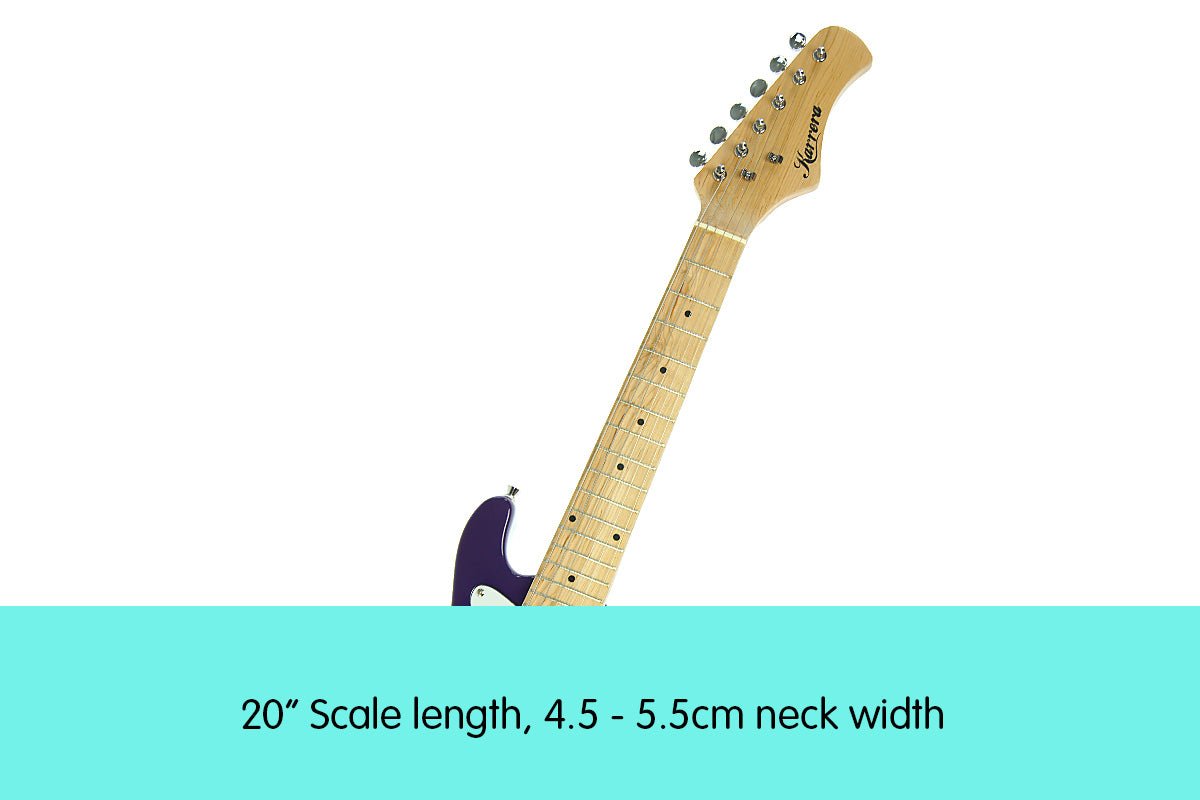 Kids Guitar | Karrera Electric Beginner Guitar for Children | Purple -  Musical Instrument & Accessories > Guitars - Fosmore